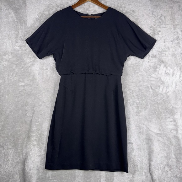 Banana Republic Dresses & Skirts - Banana Republic Little Black Blouson Mini Dress‎ Women's 6 Professional Chic